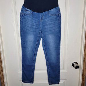 Blue Savvy Maternity Women's XL Blue Full Panel Jeggings